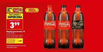 Biedronka Napój gazowany Coca-Cola Zero Cukru Zero Kofeiny oferta