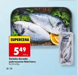 Biedronka Świeża dorada patroszona Marinero oferta