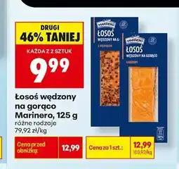 Biedronka Łosoś wędzony na gorąco z pieprzem Marinero oferta