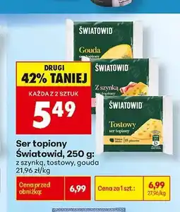 Biedronka Ser topiony z szynką Światowid oferta
