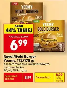 Biedronka Burger Royal Yeemy z sosem miodowo-musztardowym oferta