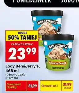 Biedronka Lody Chocolate Fudge Brownie Ben & Jerry's oferta