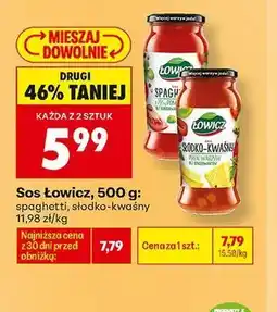 Biedronka Sos słodko-kwaśny Łowicz oferta
