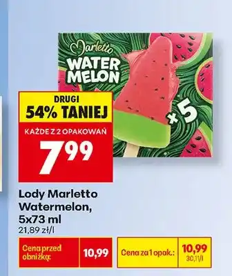 Biedronka Lody Marletto Watermelon 5-pak oferta