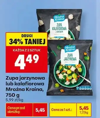 Biedronka Zupa kalafiorowa Mroźna Kraina oferta