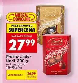 Biedronka Praliny Lindor Lindt milk oferta