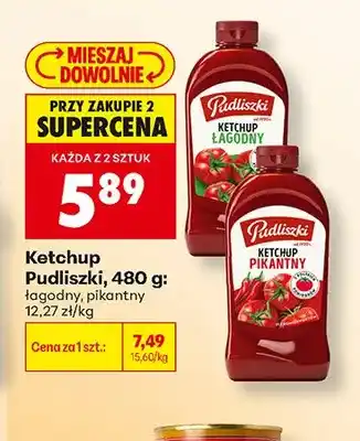Biedronka Ketchup łagodny Pudliszki oferta