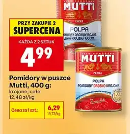 Biedronka Pomidory w puszce krojone Mutti oferta