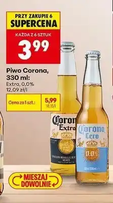 Biedronka Piwo bezalkoholowe Corona Cero oferta