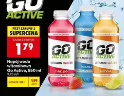 Biedronka Napój woda witaminowa Go Active Truskawka oferta