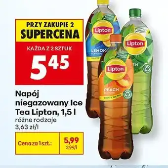 Biedronka Napój niegazowany Ice Tea Lipton Lemon oferta
