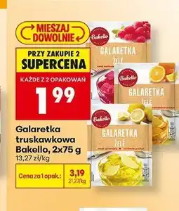 Biedronka Galaretka o smaku cytrynowym Bakello 2-pak oferta