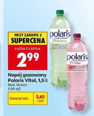 Biedronka Napój gazowany Polaris Vital Green oferta
