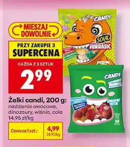 Biedronka Żelki Candi dinozaury oferta