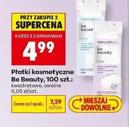 Biedronka Płatki kosmetyczne Be Beauty owalne oferta