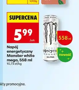 Biedronka Napój energetyczny Monster Ultra White mega oferta