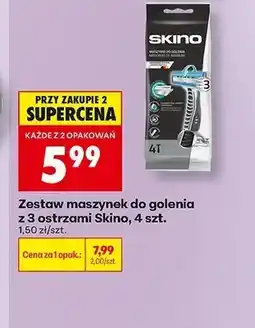 Biedronka Maszynki do golenia Skino oferta