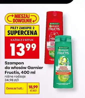 Biedronka Szampon do włosów Garnier Fructis Grow Strong oferta
