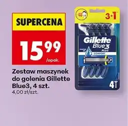 Biedronka Maszynki do golenia Gillette Blue3 Plus Comfort oferta