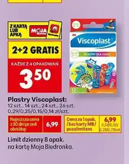 Biedronka Plastry Viscoplast 12 szt oferta