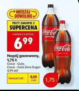 Biedronka Napój gazowany Coca-Cola Zero Sugar oferta