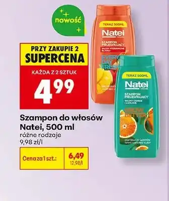 Biedronka Szampon do włosów Natei Everyday Fresh oferta