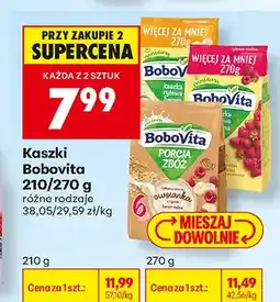 Biedronka Kaszka owsianka banan malina Bobovita Porcja Zbóż oferta