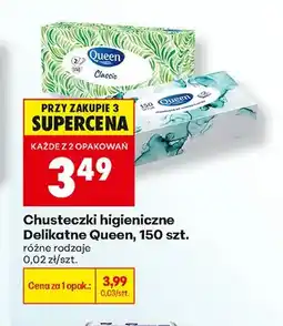 Biedronka Chusteczki higieniczne Delikatne Queen oferta