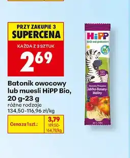 Biedronka Batonik muesli HiPP Bio oferta
