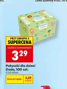 Biedronka Patyczki dla dzieci Dada oferta