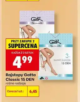 Biedronka Rajstopy damskie Gatta Classic 15DEN oferta