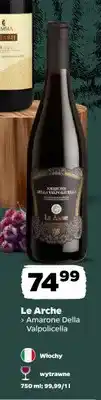 Netto Wino czerwone wytrawne Le Arche Amarone Della Valpolicella oferta