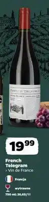 Netto Wino czerwone French Telegram wytrawne oferta