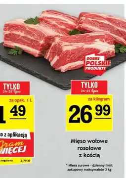 Gram Market Mięso wołowe rosołowe z kością oferta