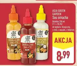 ALDI Sos sriracha z wasabi Asia Green Garden oferta