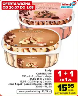 Carrefour Market Lody CARTE D'OR oferta