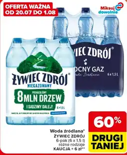 Carrefour Market Woda źródlana ŻYWIEC ZDRÓJ oferta