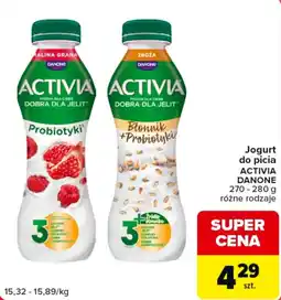 Carrefour Market Jogurt do picia ACTIVIA DANONE oferta