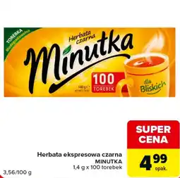 Carrefour Market Herbata ekspresowa czarna MINUTKA oferta