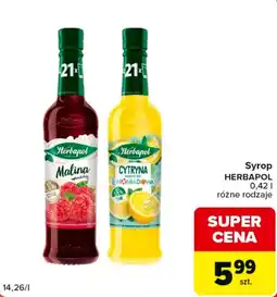 Carrefour Market Syrop HERBAPOL oferta