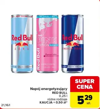 Carrefour Market Napój energetyzujący red bull oferta