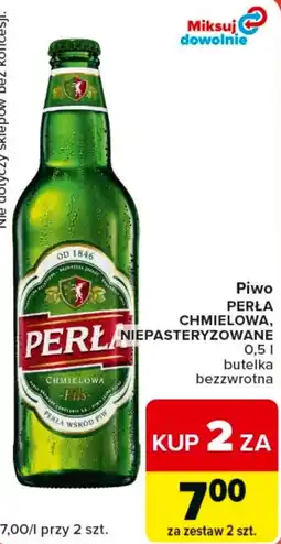 Carrefour Market Piwo PERŁA CHMIELOWA oferta