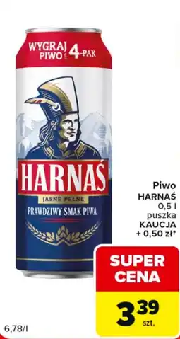 Carrefour Market Piwo Harnaś Jasne Pełne oferta
