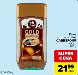Carrefour Market Kawa rozpuszczalna CARREFOUR GOLD oferta