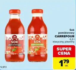 Carrefour Market Sok pomidorowy CARREFOUR klasyczny, pikantny oferta