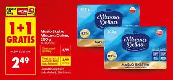 Biedronka Masło Ekstra Mleczna Dolina oferta