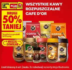 Biedronka Kawy rozpuszczalne Cafe D'Or oferta