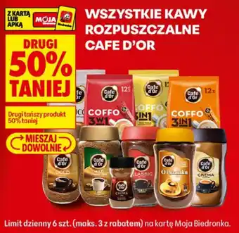 Biedronka Kawy rozpuszczalne Cafe D'Or oferta