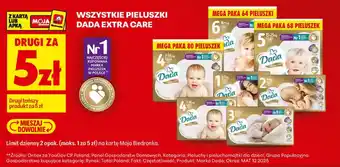 Biedronka Pieluszki Dada Extra Care oferta