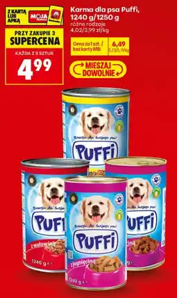 Biedronka Karma dla psa Puffi oferta